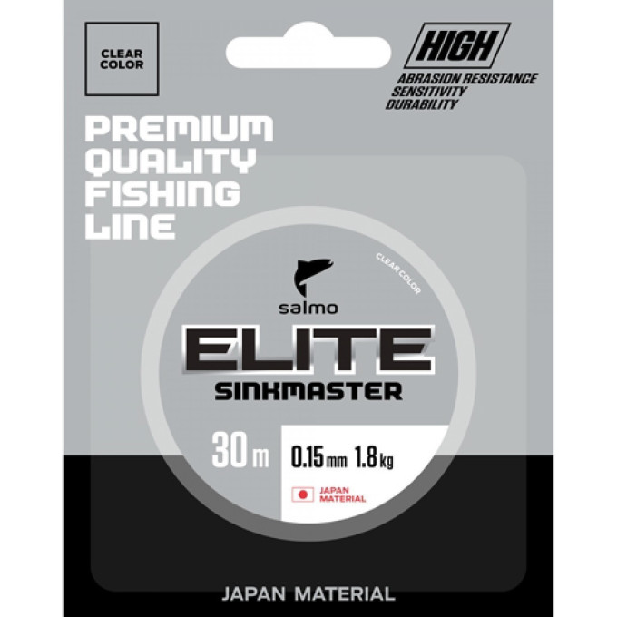 Леска монофильная зимняя SALMO Elite Sinkmaster 030/010 4511-010